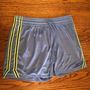 Light Blue Vintage Nike Women's Running Shorts